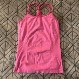 Pink H&M active fitted tank